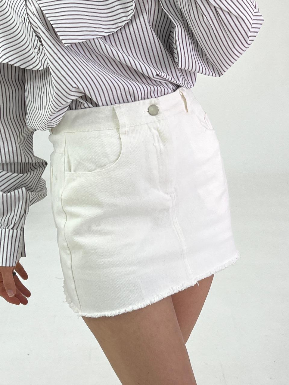 Falda corta vaquera