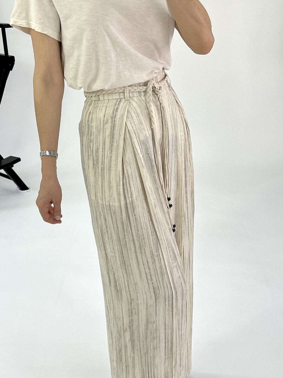 Pántalones acampanados lineas