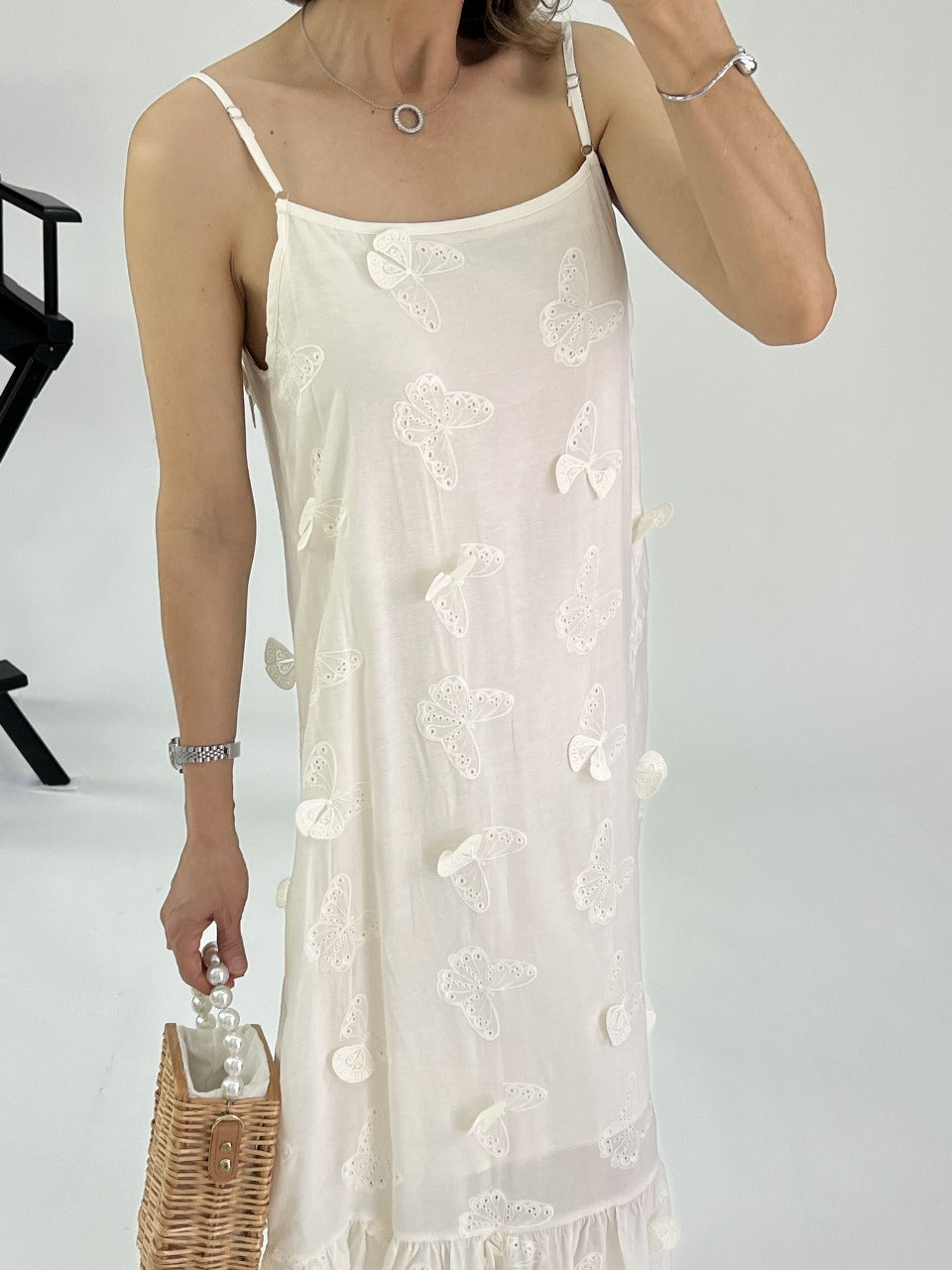 Vestido maxi mariposas