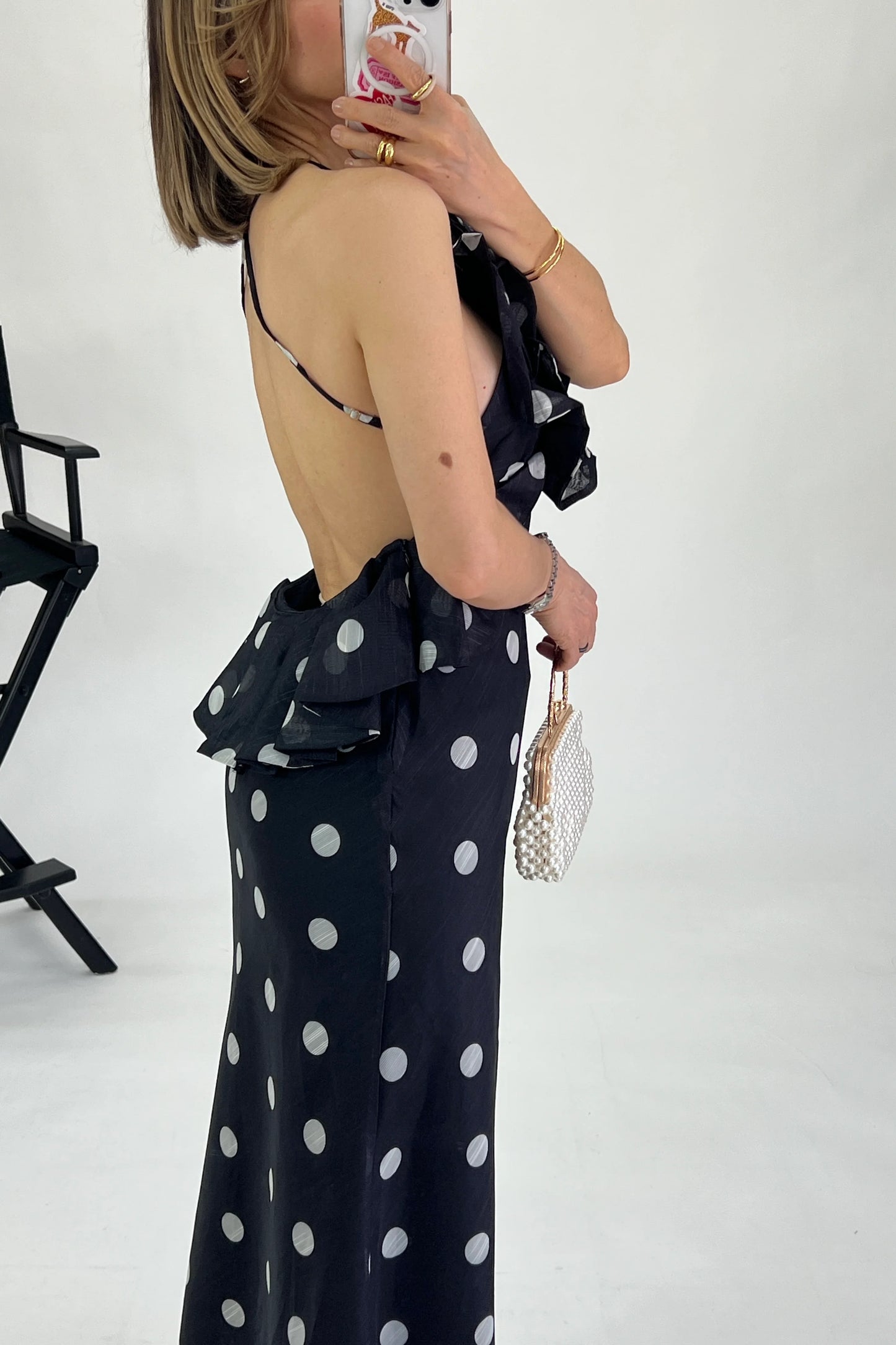 Vestido flor al medio