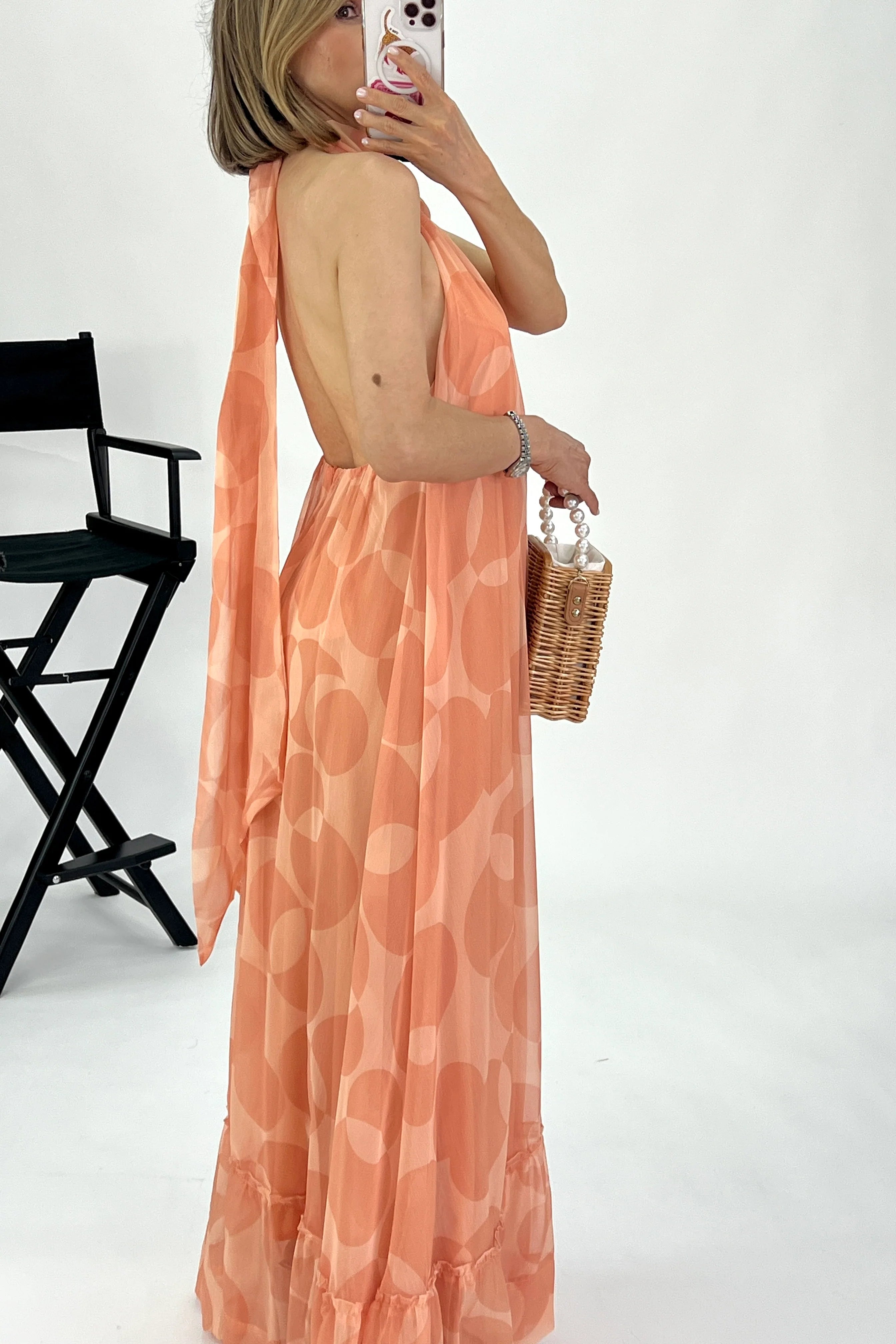 Dots Dress - Vestido halter lunares