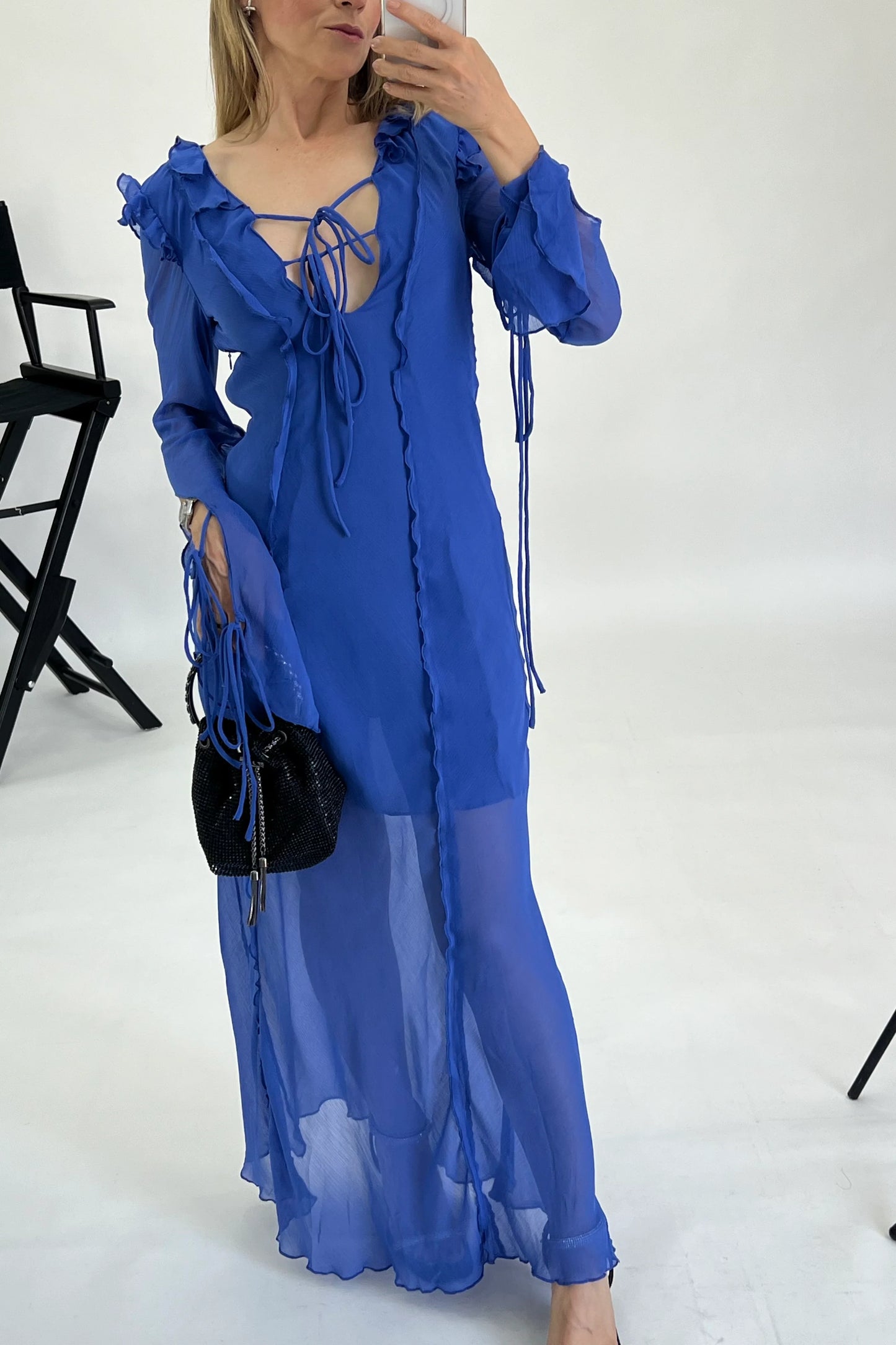Vestido volantes