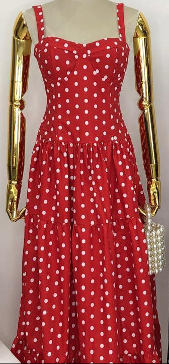 Vestido Corsett dots